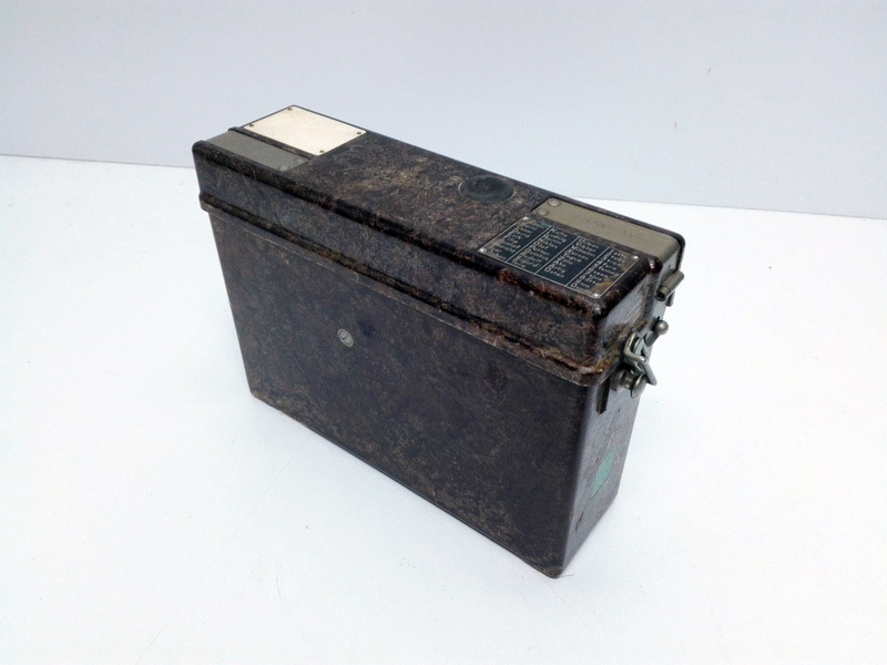 telefono campa§a militar ericsson baquelita metal 19x26x8 1u